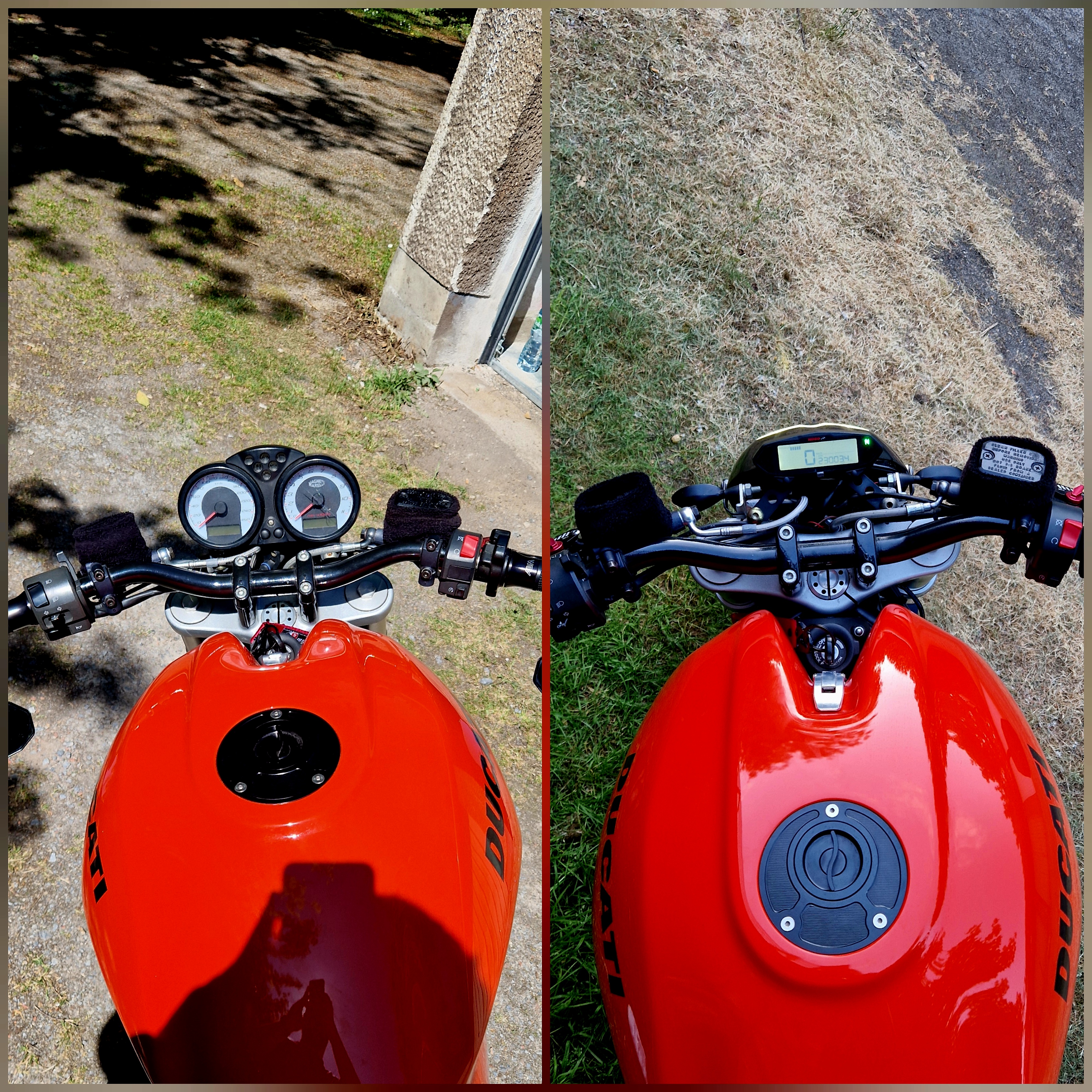 Tacho Umbau Ducati Monster S2R 800 2007